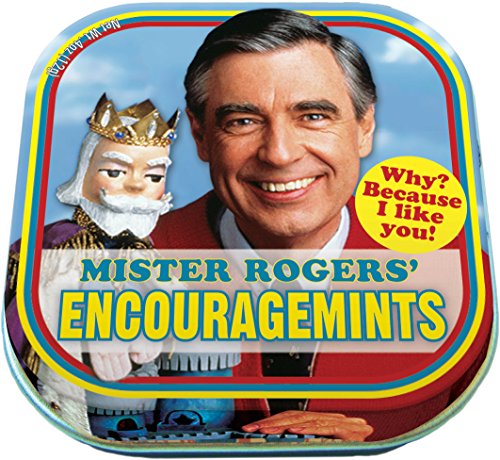 Book Cover The Unemployed Philosophers Guild Mister Rogers Encouragemints - 1 Tin of Mints