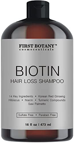 Book Cover Hair Regrowth and Anti Hair Loss Shampoo 16 fl oz, with DHT blockers- Daily Hydrating, Detoxifying, Volumizing Shampoo For Men and Women