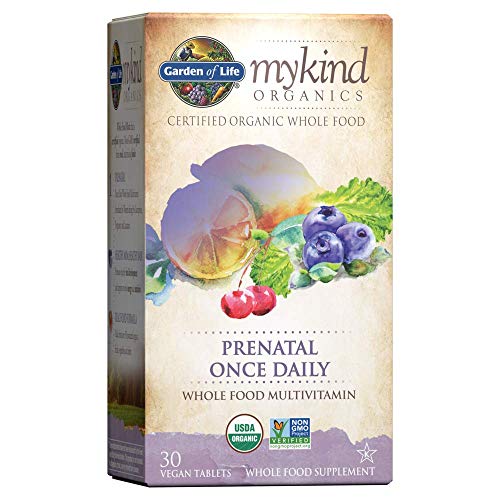 Book Cover Mykind Organics Prenatal Once Daily Multivitamin 30 Vegan Tablets