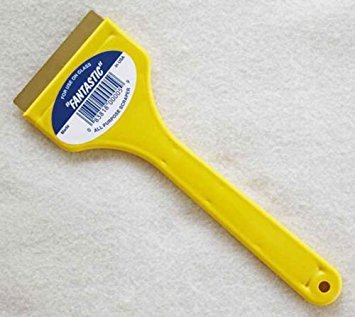 Book Cover CJ Industries F-1 Fantastic Ice Scraper with Brass Blade, Yellow