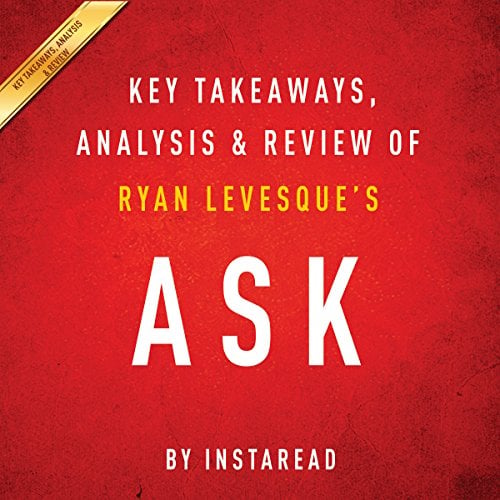 Book Cover Ask, by Ryan Levesque: Key Takeaways, Analysis & Review: The Counterintuitive Online Formula to Discover Exactly What Your Customers Want to Buy