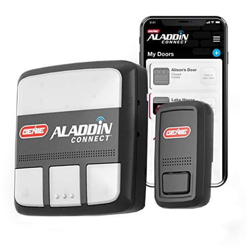 Book Cover Genie ALKT1-R Aladdin Connect Smart Garage Door Opener, Kit, Works with Alexa & Google Assistant