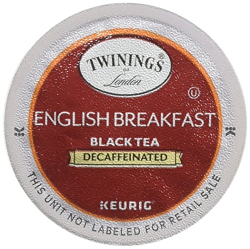 Book Cover Twinings English Breakfast Decaf Tea K-Cups 96ct