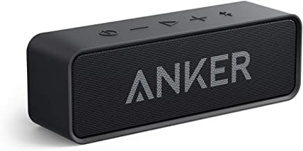 Book Cover Anker Soundcore Bluetooth Speaker with Loud Stereo Sound, Rich Bass, 24-Hour Playtime, 66 ft Bluetooth Range, Built-in Mic. Perfect Portable Wireless Speaker for iPhone, Samsung and More