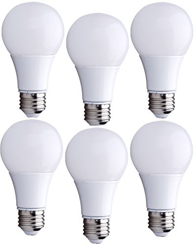 Book Cover Bioluz LED 40 Watt LED Light Bulbs (Uses 6 Watts) ECO Series Warm White 2700K LED Light Bulbs 6-Pack