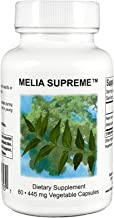 Book Cover Supreme Nutrition Melia Supreme, 60 Pure Powdered Neem Leaf 435 mg Capsules