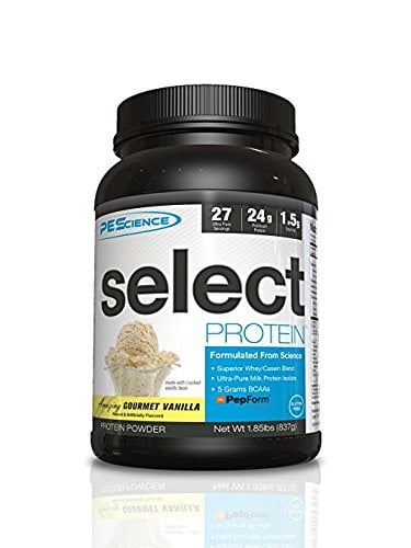 Book Cover PEScience Select Protein Powder, Gourmet Vanilla, 27 Serving, Whey and Casein Blend