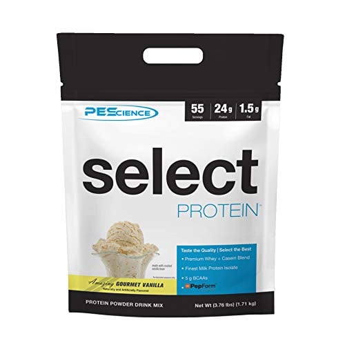 Book Cover PEScience Select Low Carb Protein Powder, Gourmet Vanilla, 55 Serving, Keto Friendly and Gluten Free