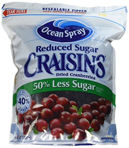 Book Cover Ocean Spray Reduced Sugar Craisins Dried Cranberries, 43 oz.