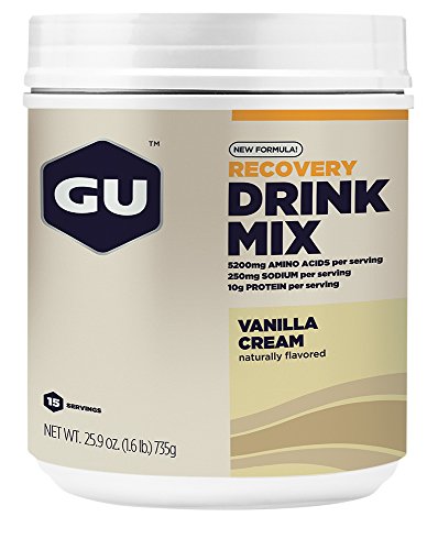 Book Cover GU Energy Recovery Protein Drink Mix, Vanilla Cream, 1.86 Pound