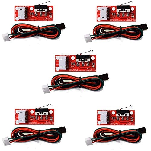 Book Cover Gowoops 5PCS of Mechanical Endstop Limit Switch with Cable for 3D Printer Prusa Ramps 1.4