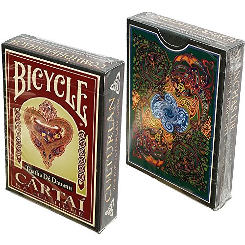 Book Cover Bicycle Gaelic Celtic Myth Playing Cards
