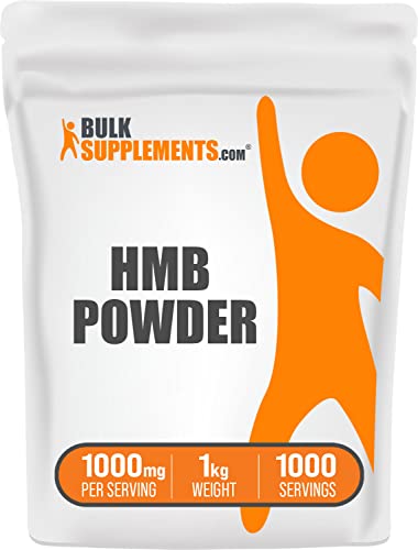 Book Cover BULKSUPPLEMENTS.COM HMB Powder (Beta-Hydroxy Beta-Methylbutyrate) - HMB Supplement - HMB Free Acid - HMB 1000 mg - Calcium HMB - HMB Powder Supplements - 1000 Servings (1 Kilogram - 2.2 lbs)