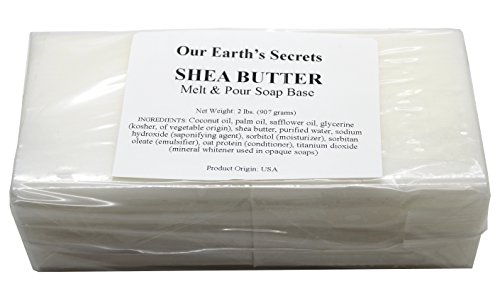 Book Cover Shea Butter - 2 Lbs Melt and Pour Soap Base - Our Earth's Secrets