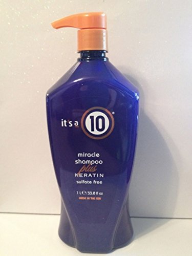 Book Cover ITS It's a 10 Miracle Shampoo Plus Keratin -33.8oz Liter with Pump!