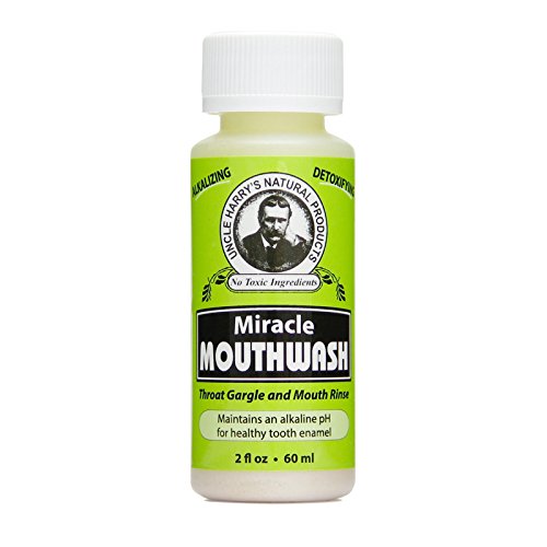 Book Cover Uncle Harry's Natural Alkaline Miracle Mouthwash (2 fl oz)