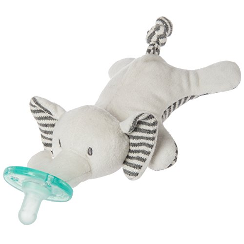 Book Cover Mary Meyer WubbaNub Soft Toy and Infant Pacifier, Afrique Elephant