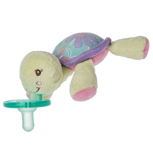 Book Cover Mary Meyer WubbaNub Soft Toy and Infant Pacifier, Tessa Turtle
