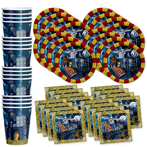 Book Cover Birthday Galore Wizard Castle Birthday Party Supplies Set Plates Napkins Cups Tableware Kit For 16