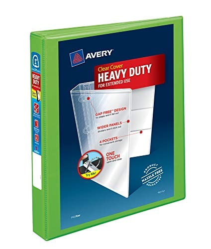 Book Cover Avery Heavy-Duty View Binder (79770)