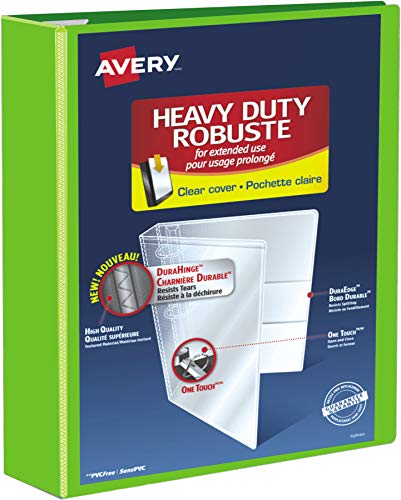 Book Cover Avery Heavy Duty View 3 Ring Binder, 3