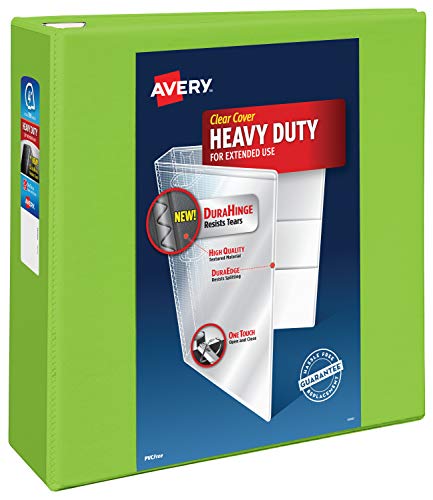 Book Cover Avery Heavy-Duty View Binder with 4