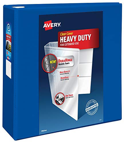 Book Cover Avery Heavy Duty View 3 Ring Binder, 4