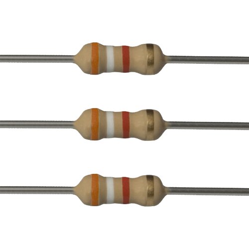 Book Cover E-Projects 100EP5143K90 3.9k Ohm Resistors, 1/4 W, 5% (Pack of 100)