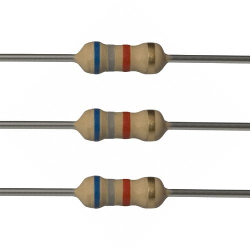 Book Cover E-Projects 100EP5126K80 6.8k Ohm Resistors, 1/2 W, 5% (Pack of 100)