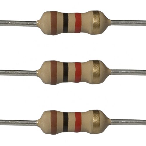 Book Cover E-Projects 100EP5121K00 1k Ohm Resistors, 1/2 W, 5% (Pack of 100)