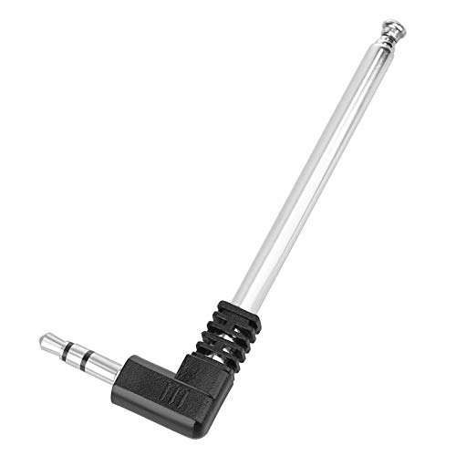 Book Cover ENUODA 3.5mm FM Radio Antenna 4 Sections Telescoping Antenna 8.2cm/24.5cm,for Mobile Cell Phone,Teenage Engineering OP-1 and Other Electronics Products 3.5mm Port FM Radio Receiver