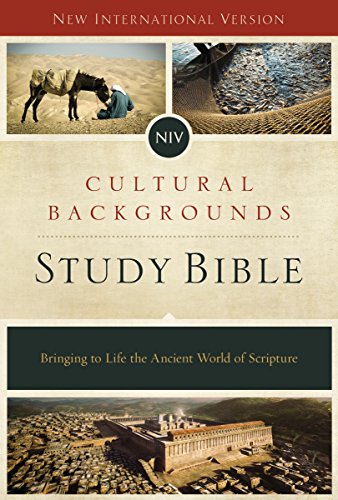 Book Cover NIV, Cultural Backgrounds Study Bible: Bringing to Life the Ancient World of Scripture