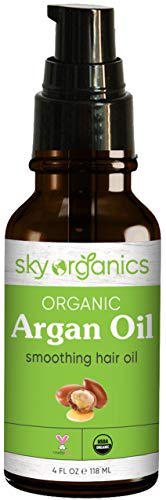 Book Cover Best Organic Moroccan Argan Oil (4oz) By Sky Organics: Unrefined 100% Pure Cold-pressed Organic Argan Oil From Morocco Moisturizing & Healing, for Dry Skin, Hair Conditioning