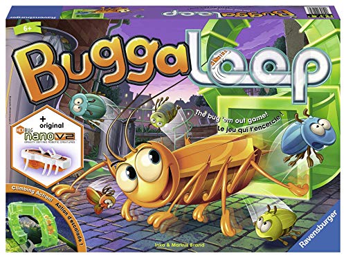 Book Cover Ravensburger 21174 Buggaloop Board Game for Age 6 & Up - an Exciting Game Featuring Real-Time Moving Hexbug