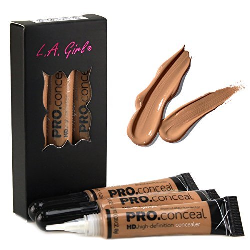 Book Cover (CHOOSE YOUR COLOR) LA Girl HD Conceal High Definition Concealer 13 Color Choices (Cool Tan)