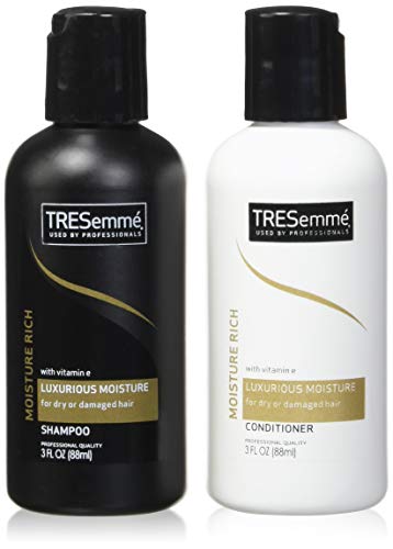 Book Cover TRESemme Moisture Rich Shampoo & Conditioner, 3 Fl. Oz. Travel Size by TRESemme
