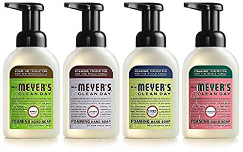 Book Cover Mrs. Meyers Clean Day 4-Piece Foaming Hand Soap Variety Pack (Pack - 1) (Pack - 1)