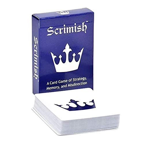 Book Cover Nexci Scrimish Card Game - Strategy Games for Two Players Including Adults, Teens, Kids and Families That is Easy to Learn for Party or Travel
