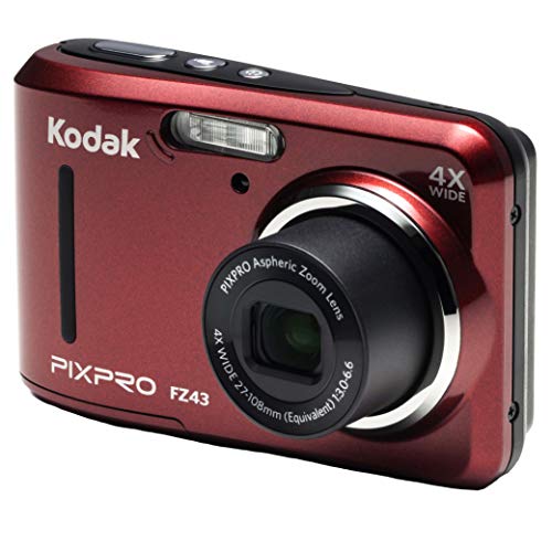 Book Cover Kodak PIXPRO Friendly Zoom FZ43-RD 16MP Digital Camera with 4X Optical Zoom and 2.7