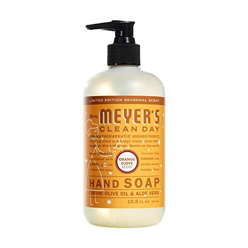 Book Cover Mrs. Meyer's Clean Day Liquid Hand Soap - Orange Clove - 12.5 oz