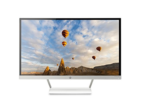 Book Cover HP Pavilion 27xw 27-Inch Full HD 1080p IPS LED Monitor with VGA and HDMI Ports (V0N26AA#ABA) - White & Silver