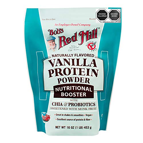 Book Cover Bob's Red Mill Vanilla Protein Powder Nutritional Booster, 16 Ounce (Pack of 1)