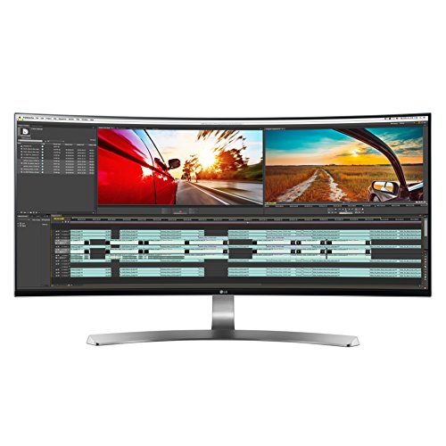 Book Cover LG 34UC98-W 34-Inch 21:9 Curved UltraWide QHD IPS Monitor with Thunderbolt