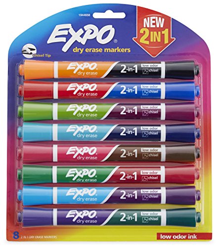 Book Cover EXPO 1944656 2-in-1 Dry Erase Markers