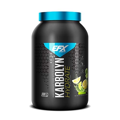 Book Cover EFX Sports Karbolyn Hydrate | Sugar-Free Sports Drink | Carbohydrate Supplement Powder + Electrolytes | Carb Load, Energize, Improve & Recover Faster | Easy to Mix | Lemon Lime (4 LB 1.5 OZ)
