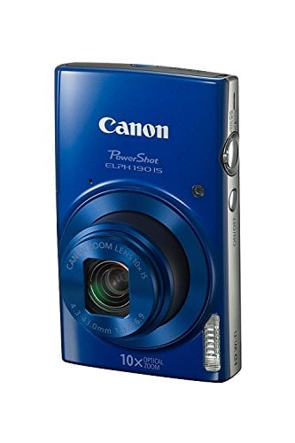 Book Cover Canon PowerShot ELPH 190 Digital Camera w/ 10x Optical Zoom and Image Stabilization - Wi-Fi & NFC Enabled (Blue)
