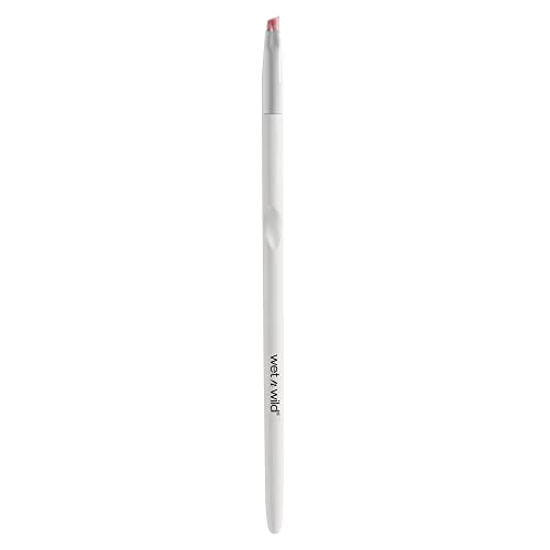 Book Cover Wet n Wild Flat Angled Liner+Brow Makeup Brush, Ultra-Thin Precision, Ergonomic