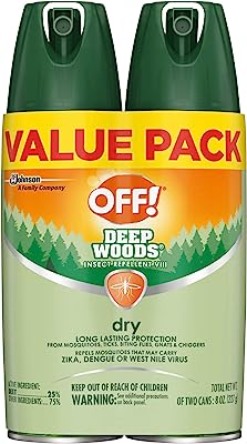 Book Cover OFF! Deep Woods Insect & Mosquito Repellent VIII, DryTouch Technology, Long Lasting Protection 4 oz. (Pack of 2)