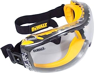 Book Cover DEWALT DPG82-11/DPG82-11CTR Concealer Clear Anti-Fog Dual Mold Safety Goggle
