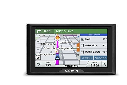 Book Cover Garmin Drive 60 USA LM GPS Navigator System with Lifetime Maps, Spoken Turn-By-Turn Directions, Direct Access, Driver Alerts, and Foursquare Data